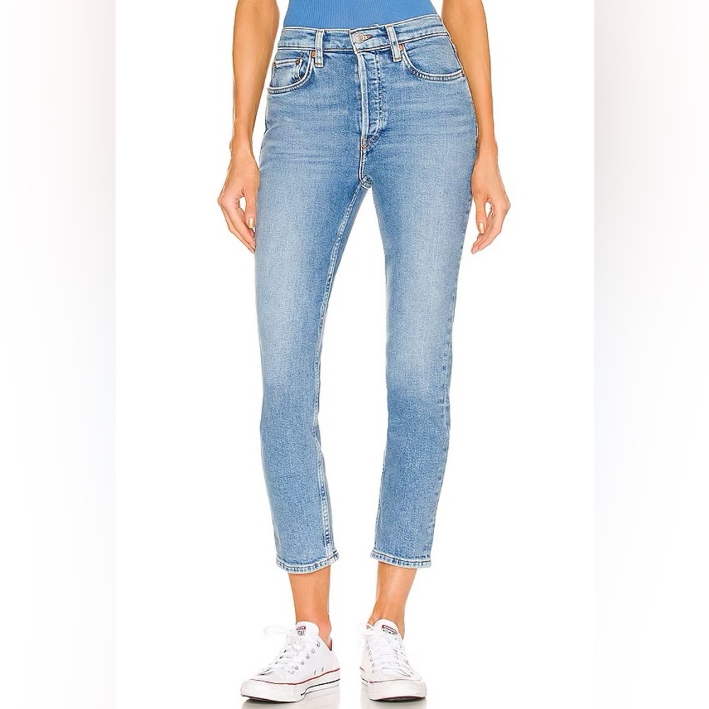 RE/DONE Original 90s High Rise Ankle Crop Jeans